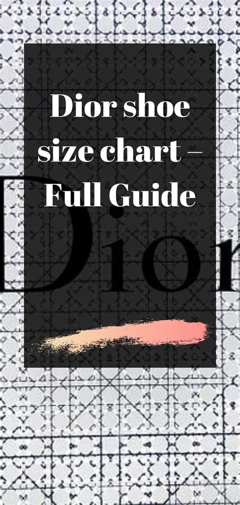 dior mens size guide|Dior size to us.